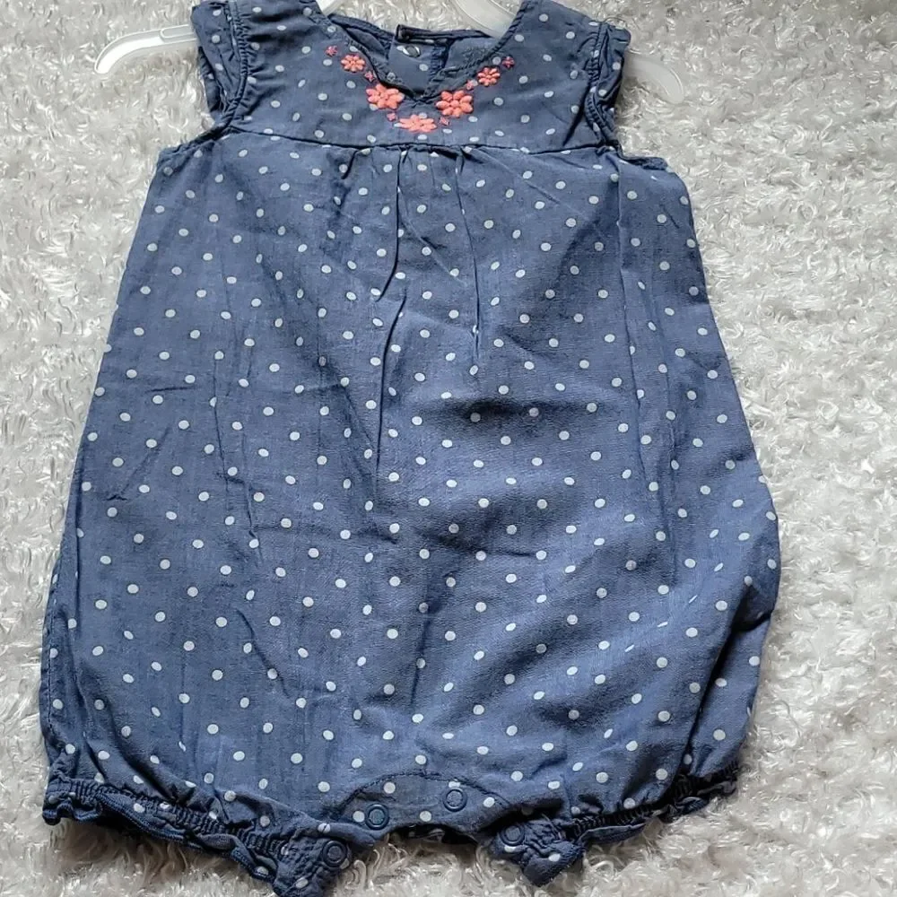 N/A stripe romper